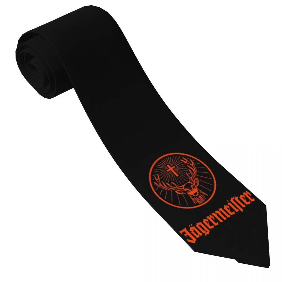 Custom J-Jagermeisters Logo Tie Gifts Classic Casual Neck Ties For Adult Business Quality Collar Tie Accessori Personalizzati Per Cravatte