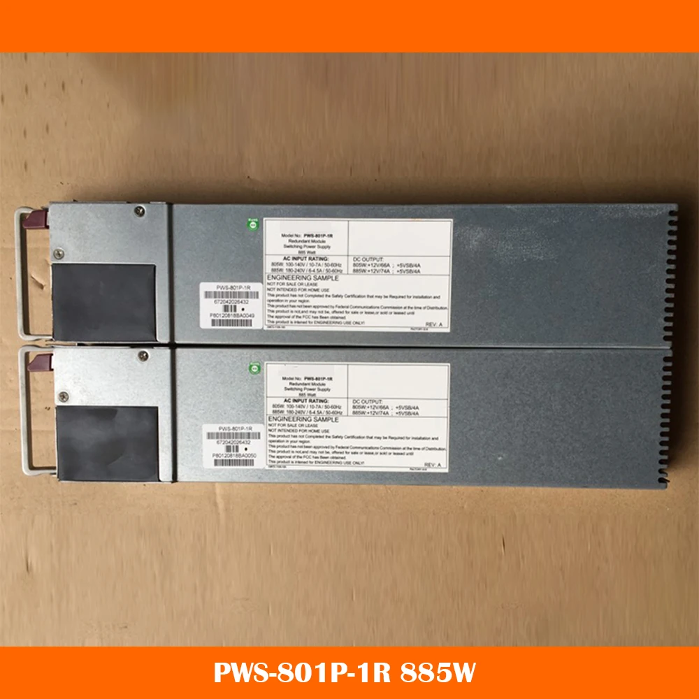 Alimentatore Server Per Supermicro Pws-801P-1R 885W Completamente Testato