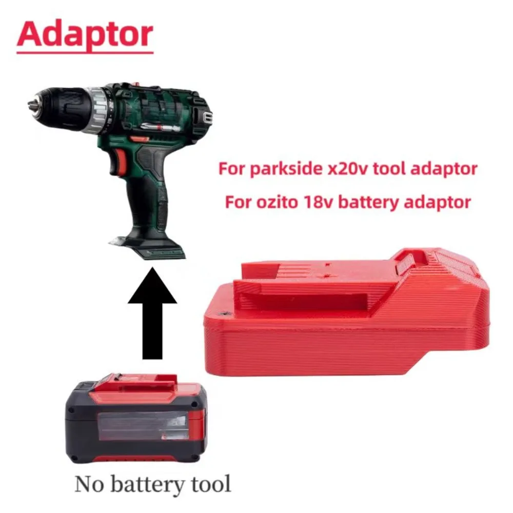 Per Ozito Per Einhell Power X-Change 18V Batteria Compatibile Converti In Per Parkside X20V Tool Lidl - Adapter / Converter