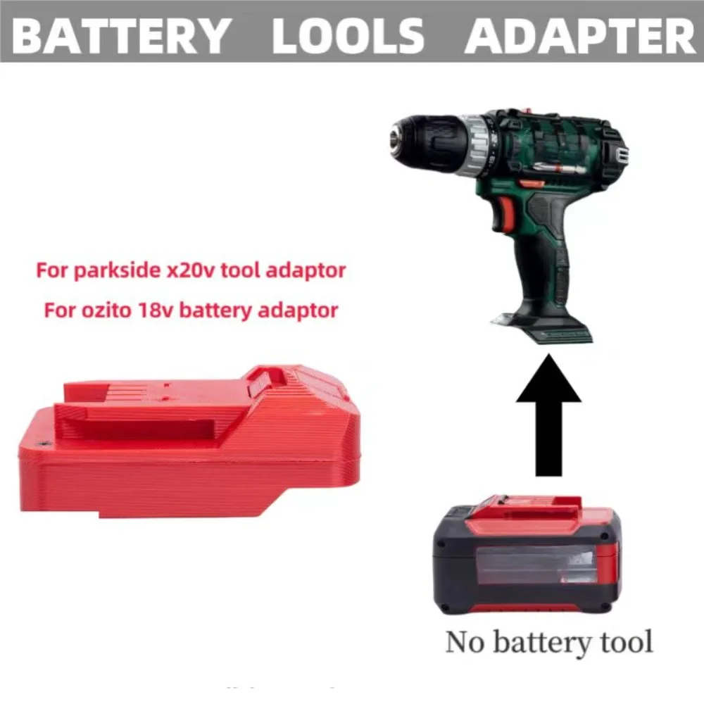 Per Einhell Ozito Power X-Change 18V Batteria Compatibile Converti In Per Parkside X20V Tool Lidl Drill Performance - Converter