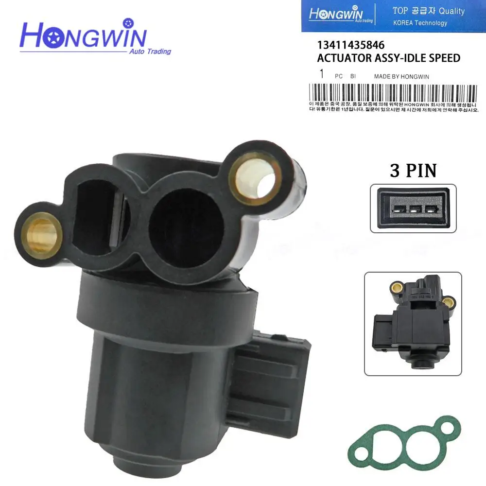 Iac Idle Valvola Di Controllo Dell'Aria Adatto A Bmw E36 E46 318Ti 318I Z3 318Is 316I 316G 316Ci 318Ci E34 518G 13411435846
