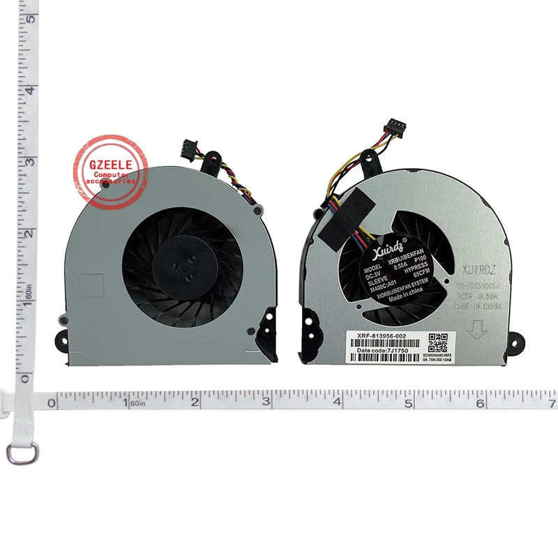 Gzeele Nuovo Cpu Del Computer Portatile Ventola Di Raffreddamento Per Hp Per Probook 6560B 6565B 8560 8560B 8560 P 6570B Notebook Processore Del Compu
