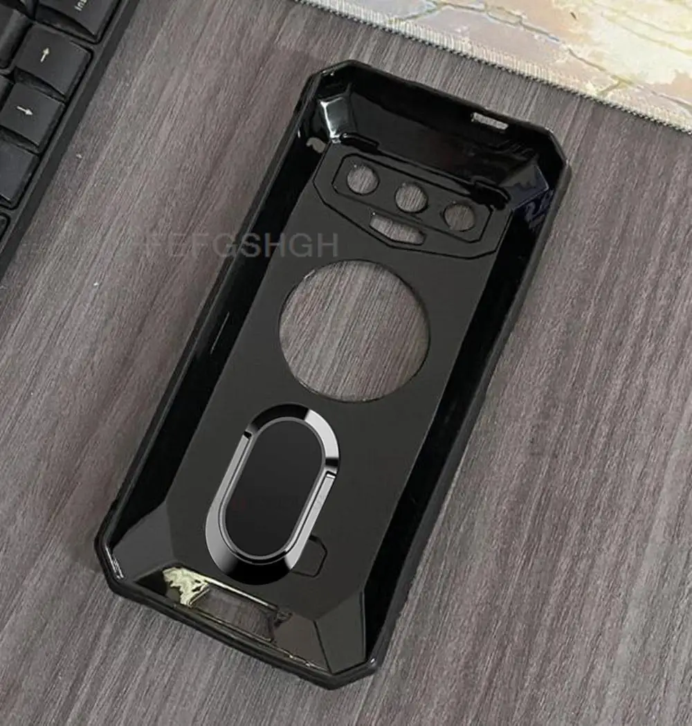 Per Fossibot F102 102S 6.58 "2023 Fossibot F102S F102 Supporto Per Anello Posteriore Staffa Custodia Per Telefono Smartphone Tpu Cover Morbida In Sili