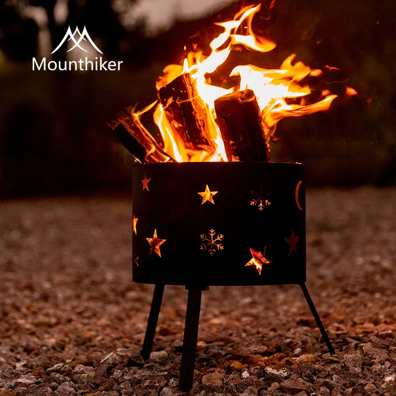 Fornello A Carbone Da Campeggio All'Aperto Picnic Bbq Mountainhiker Bolle Tè Acqua Per Riscaldamento Stufa A Legna Alce Star Barile Di Legna Da Ardere