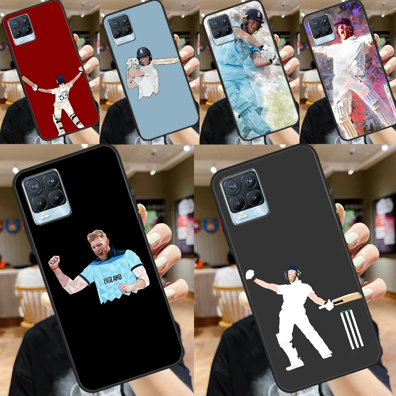 Ben Stokes England Cricket Per Realme Gt Neo 5 3T 2T C55 C35 C33 C31 C30 C21Y Oneplus 11 10 Pro 10T Nord Ce 3 Lite Case
