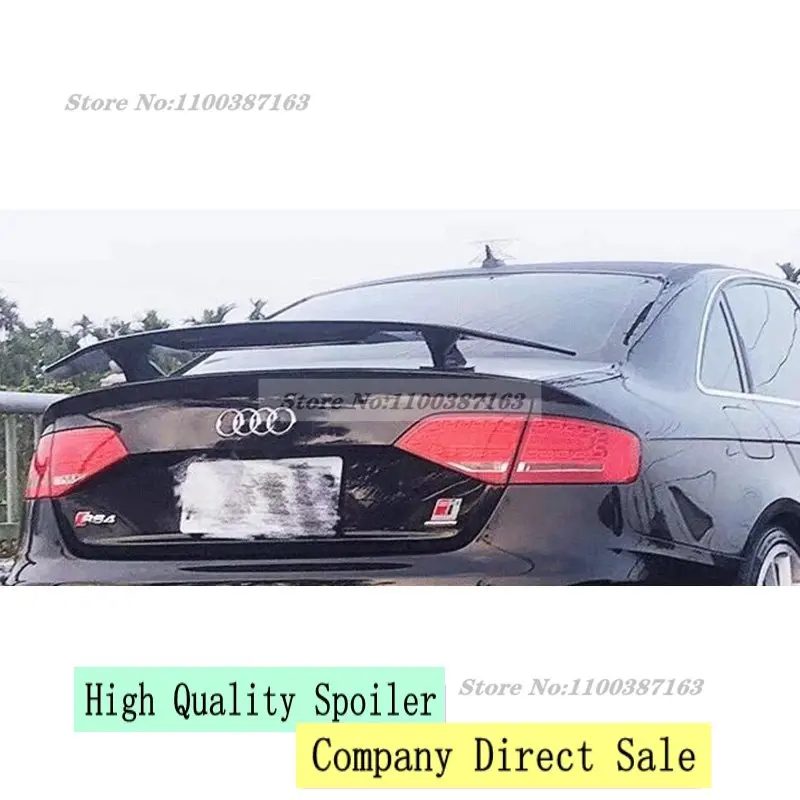 Coperchio Del Bagagliaio Posteriore Boot Car Tuning Wing Spoiler Per Audi A4 S4 B8 B9 Sedan 4 Door Racing Sport 135Cm Styling Parts Accessori