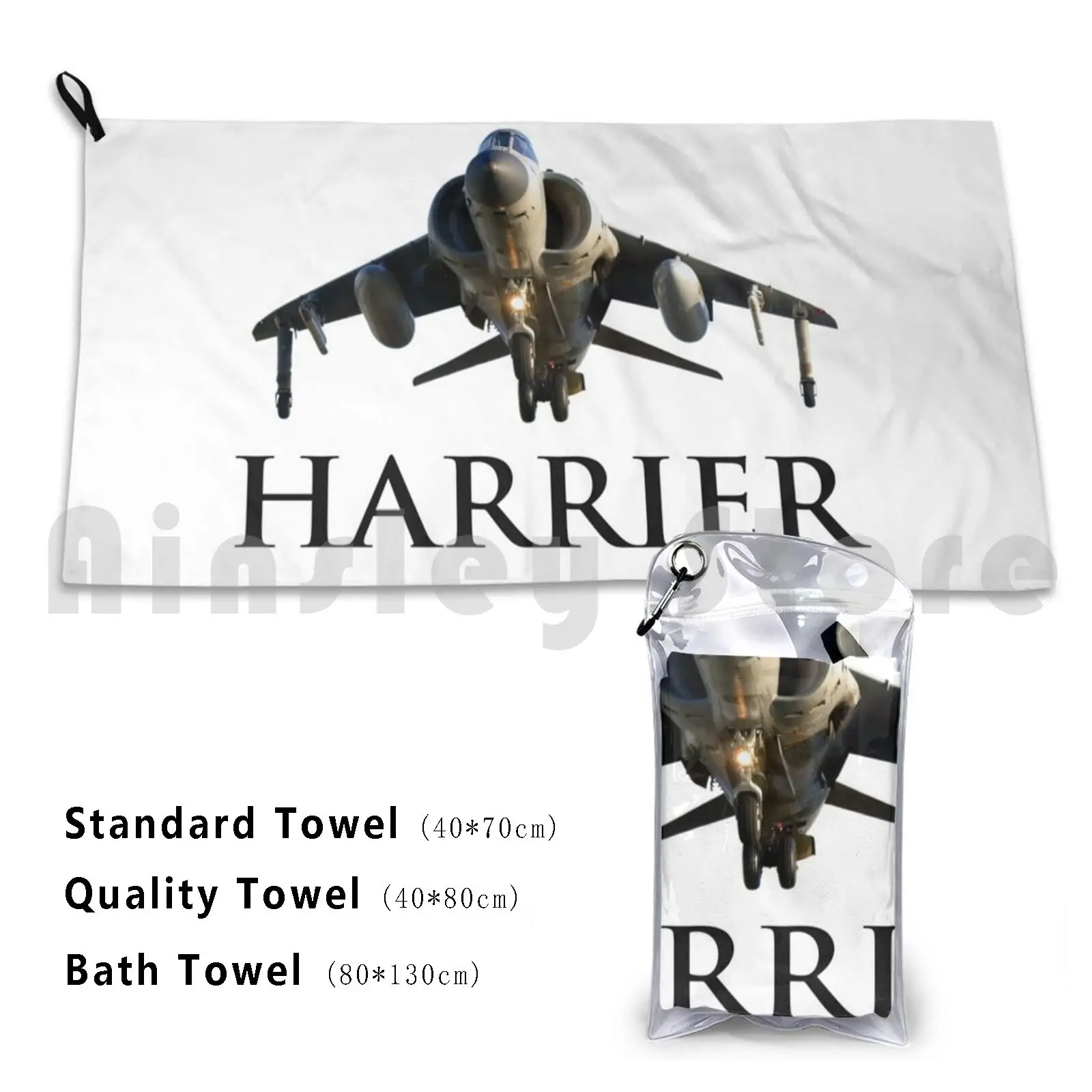 Sea Harrier Jump Jet Bath Towel Beach Cushion Fleet Air Arm Royal Navy Raf Royal Air Force Sea Harrier Hawker Harrier