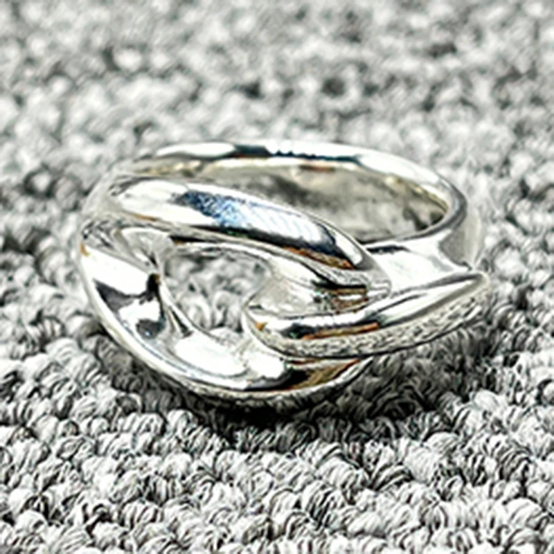 2022 New Uno De 50 Fashion Silver Plated Charm Ring Niche Jewelry Gift