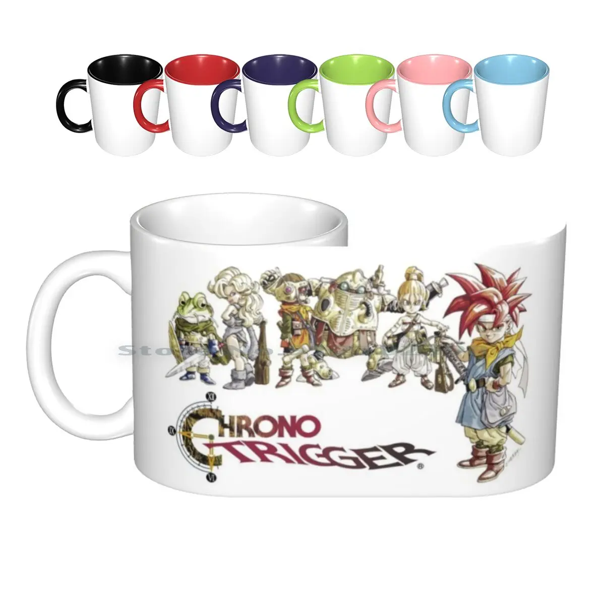 Chrono Trigger Logo Tazze In Ceramica Tazze Da Caffè Tazza Da Tè Al Latte Chrono Trigger Chrono Trigger Snes Nes Square Giochi Di Gioco Vintage