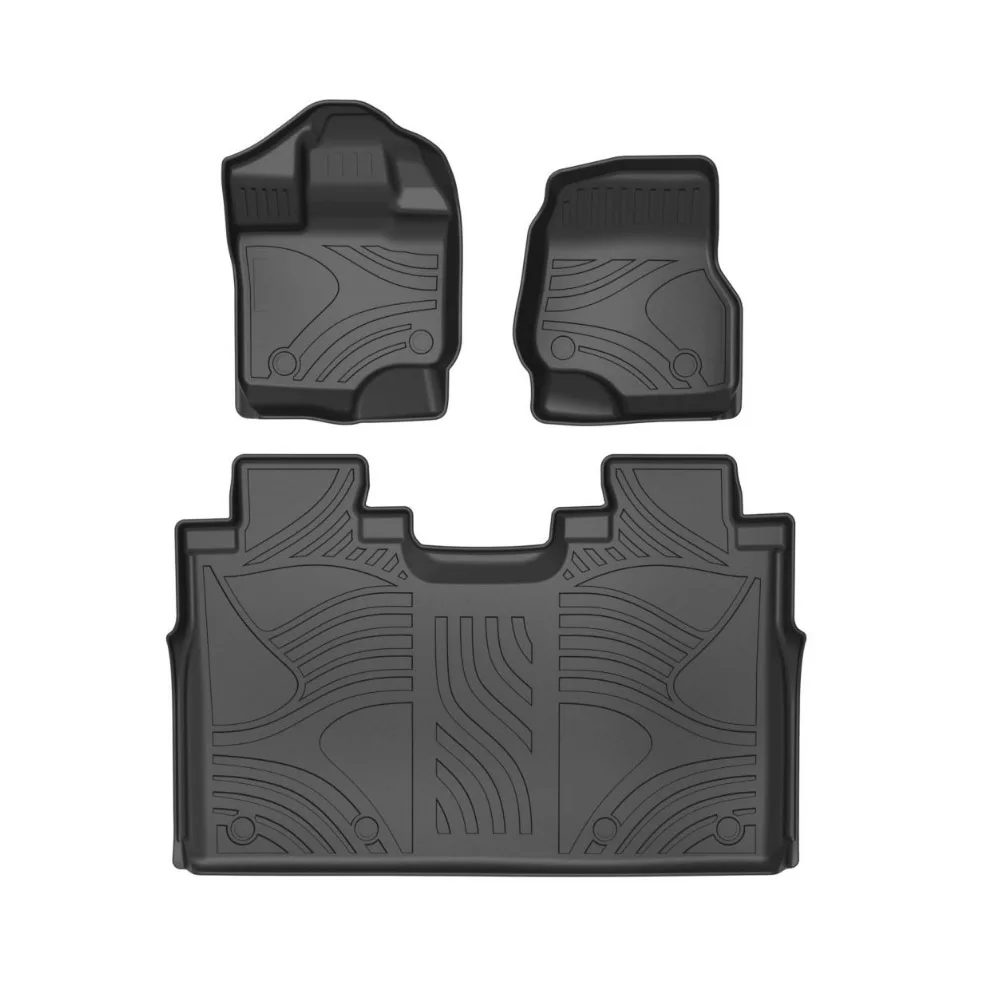 Car Floor Mats Rugs Pick-Up Carpet Floor Liner Lhd Tpe Car Mat Use For For Ford F-150 F150 2015-2022 Auto Interior Accessories