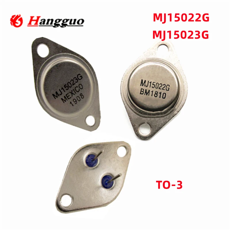 10 Pz = 5 Paia Originale Mj15022G Mj15023G Mj15022 Mj15023 To-3 Triodo Ad Alta Potenza Sigillato In Oro 16A 250V 250W