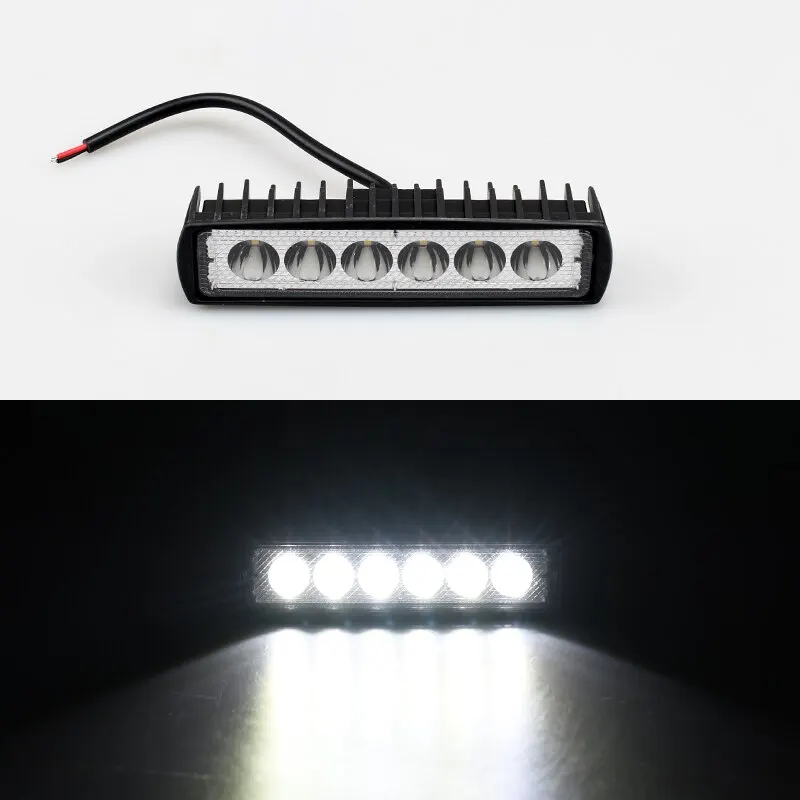 6 Led Offroad Car Work Light Spotlight Running Light 12V Per 4X4 All Terrain Accessori Carrello Elevatore 4X4 Off Road Off Road Lights