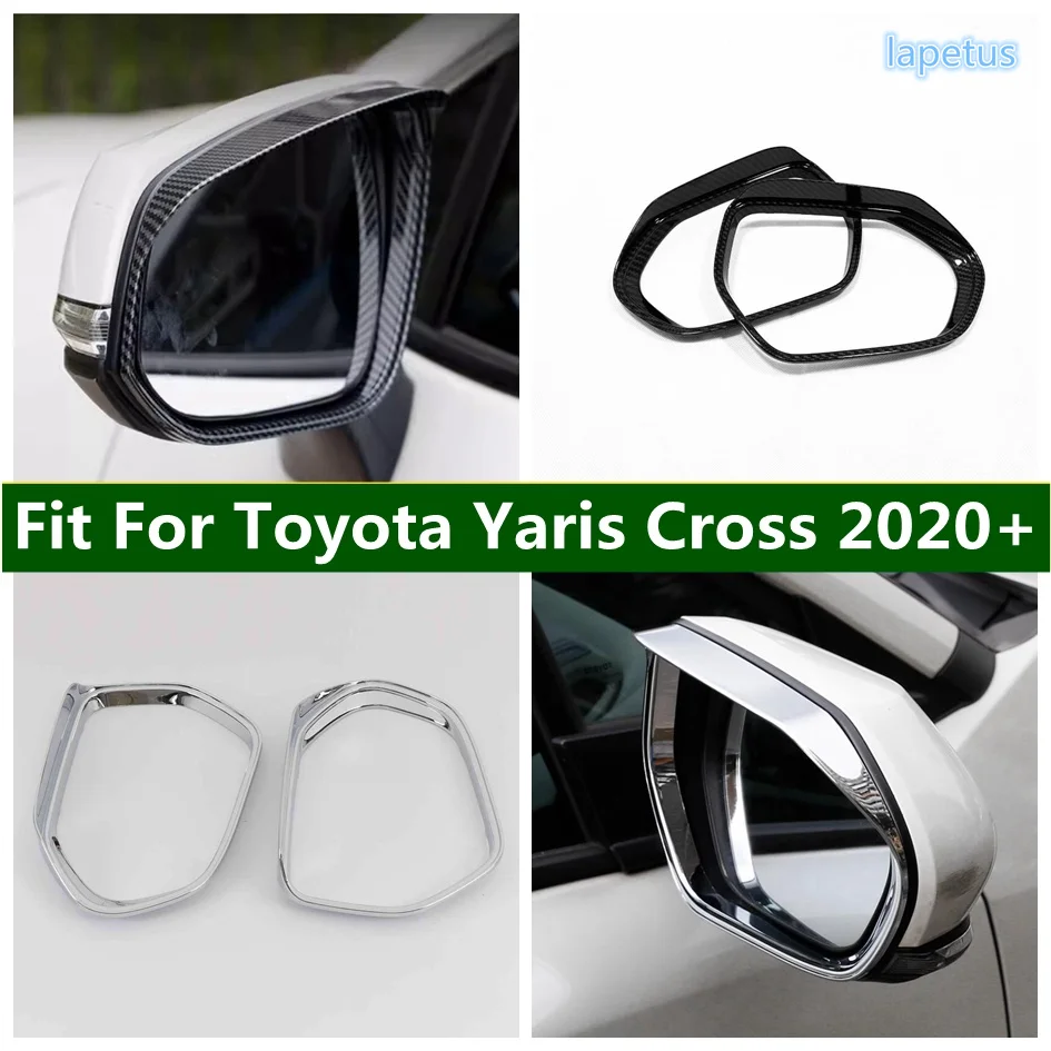 Per Toyota Yaris 2020 - 2022 Specchietto Retrovisore Specchietto Retrovisore Pioggia Sopracciglio Guarnizione Scudo Ombra Decor Cornice Copertura Trim