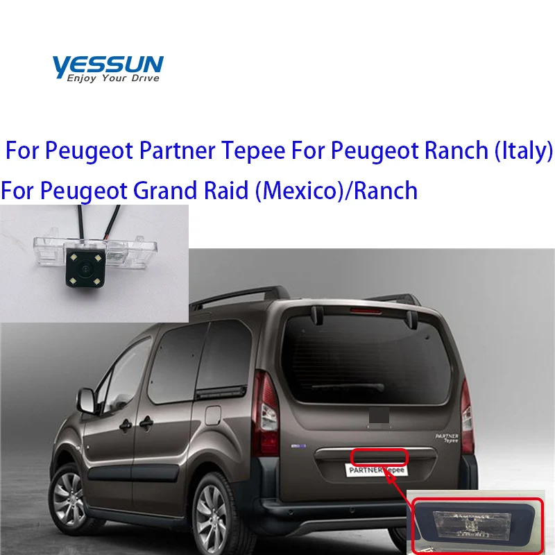 Accessori Per Auto Per Auto Telecamera Per Targa Telecamera Per Retromarcia Per Auto Telecamera Di Retromarcia Impermeabile Per Peugeot Partner Tepee 