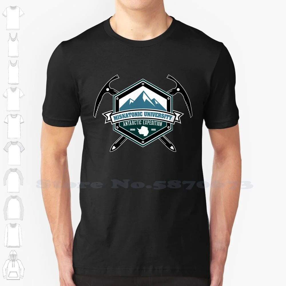Miskatonic University Antartic Expedition Custom Funny Vendita Calda Tshirt Necronomicon Love Mountain Madness Cthulhu Anziani
