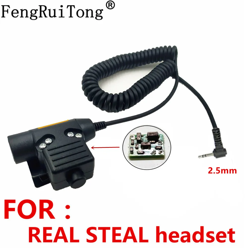 Tattiche U94 Ptt Versione Amplificata Per Motorola Talkabout T5 T80 Per Real Ruba Headset Nexus 3M Comtacs/Msa Dynamic Mic Headset