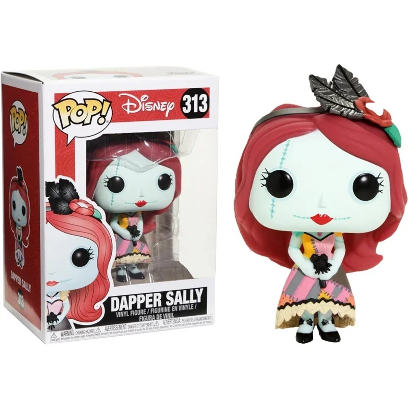 Funko Pop Disney Più Nuovo Arrivo Natale Nightmare Ghost Bride Dapper Sally #313 Limited Vinyl Dolls Action Figure Model Toys
