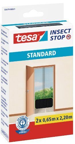2X Tesa Fliegengitter Für Türen Standard Anthrazit Schutznetz Insektenschutznetz