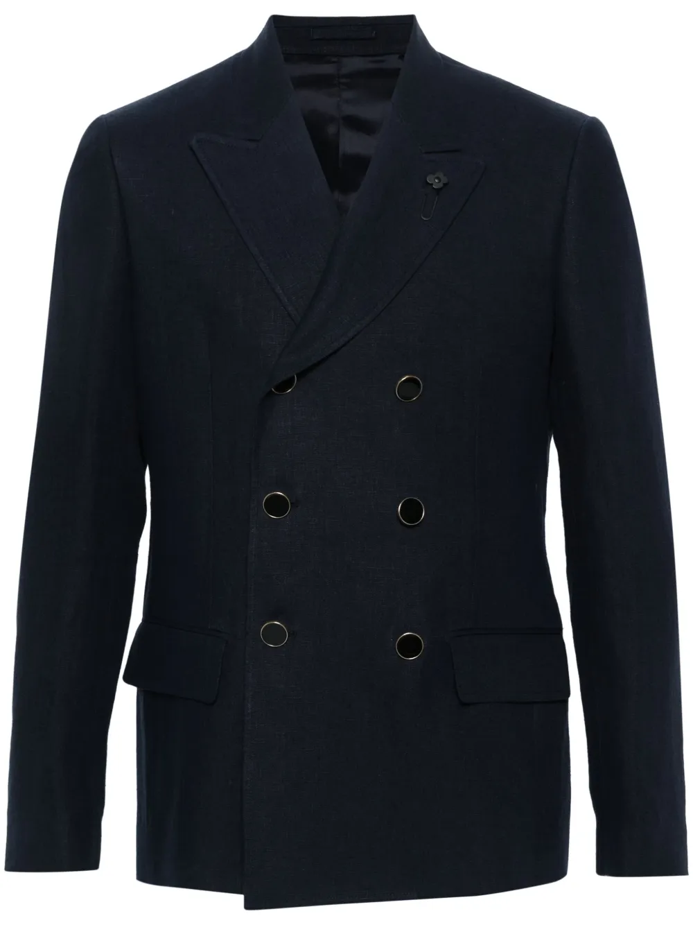 Lardini double-breasted blazer - Blu