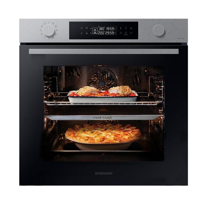 NV7B44403BS Forno Elettrico Multifunzione da incasso a Vapore Dual Cook Capacità 76 Litri Classe