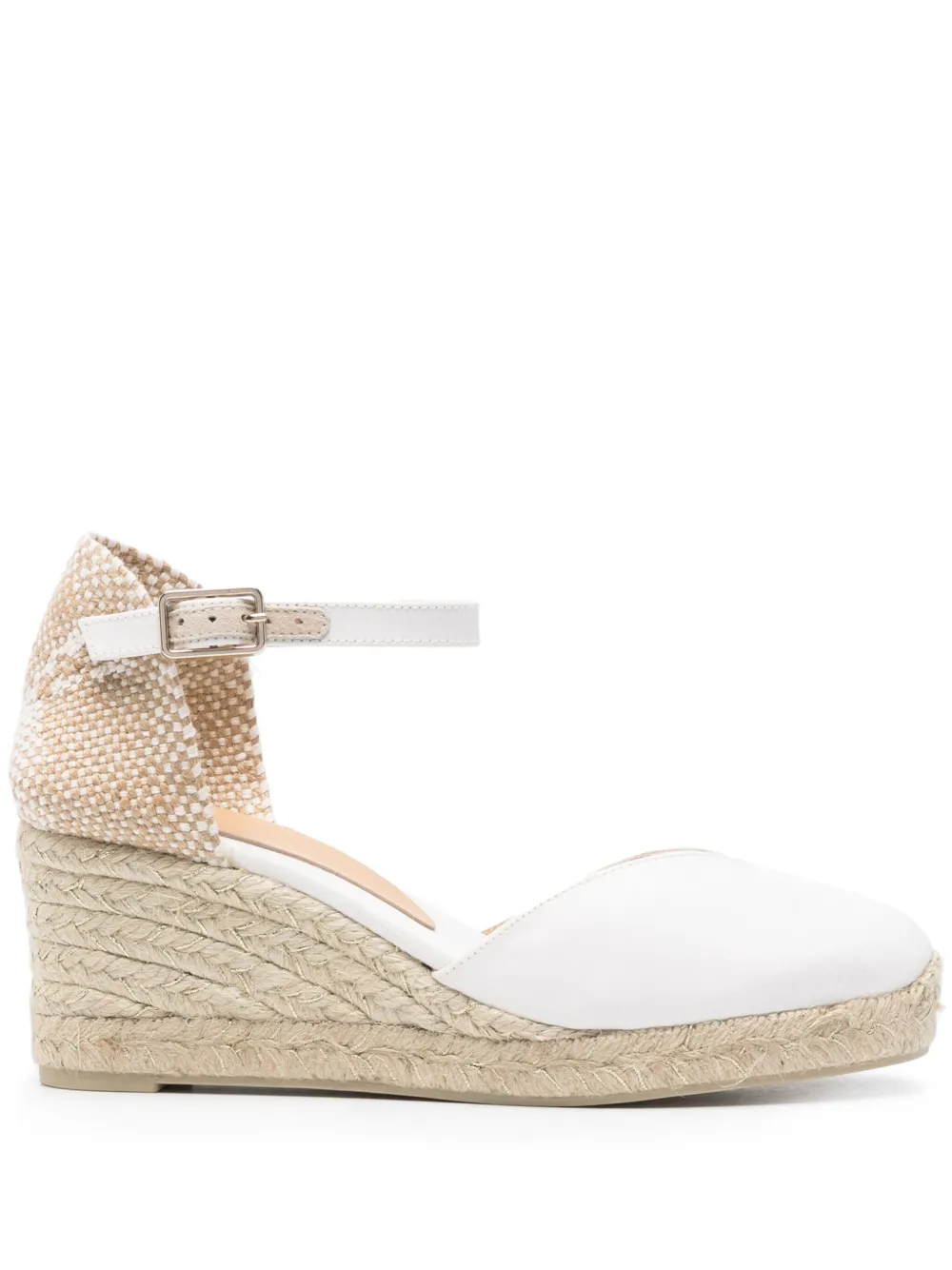 Castañer Chiarita 70mm wedge espadrilles - Bianco