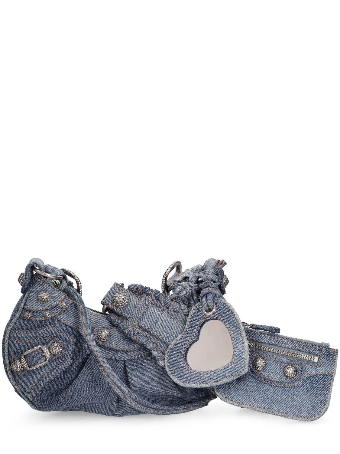 Xs Le Cagole Denim Shoulder Bag