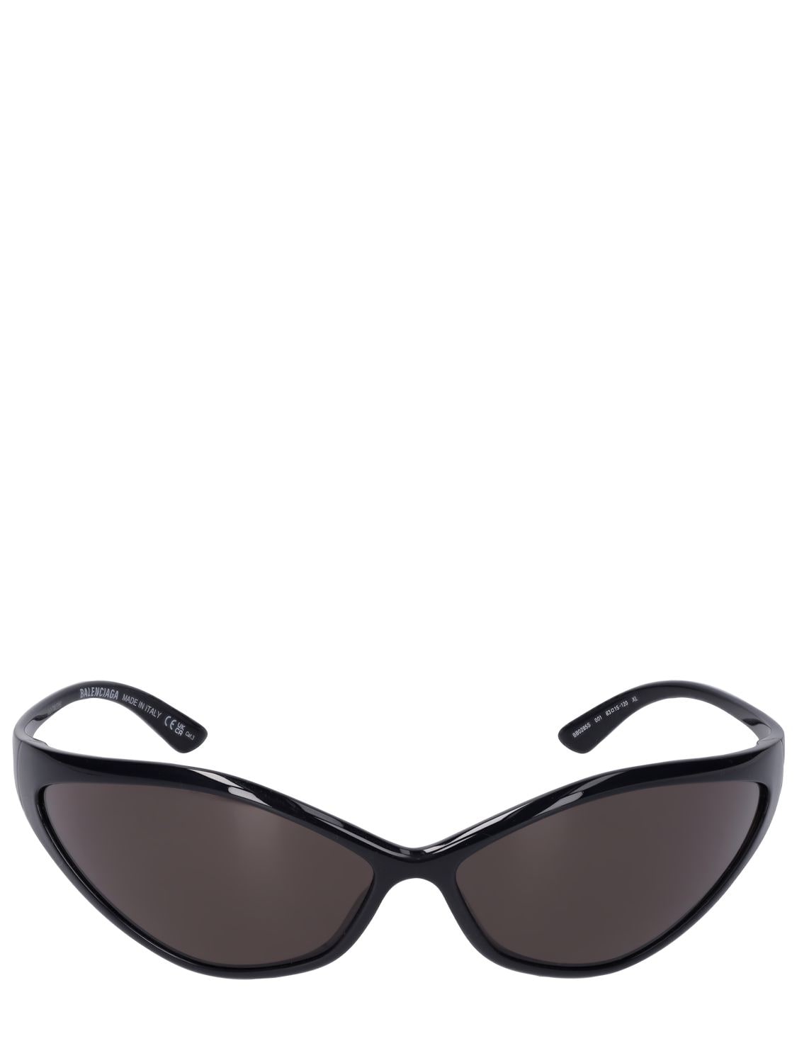 0285S 90S Oval Acetate Sunglasses