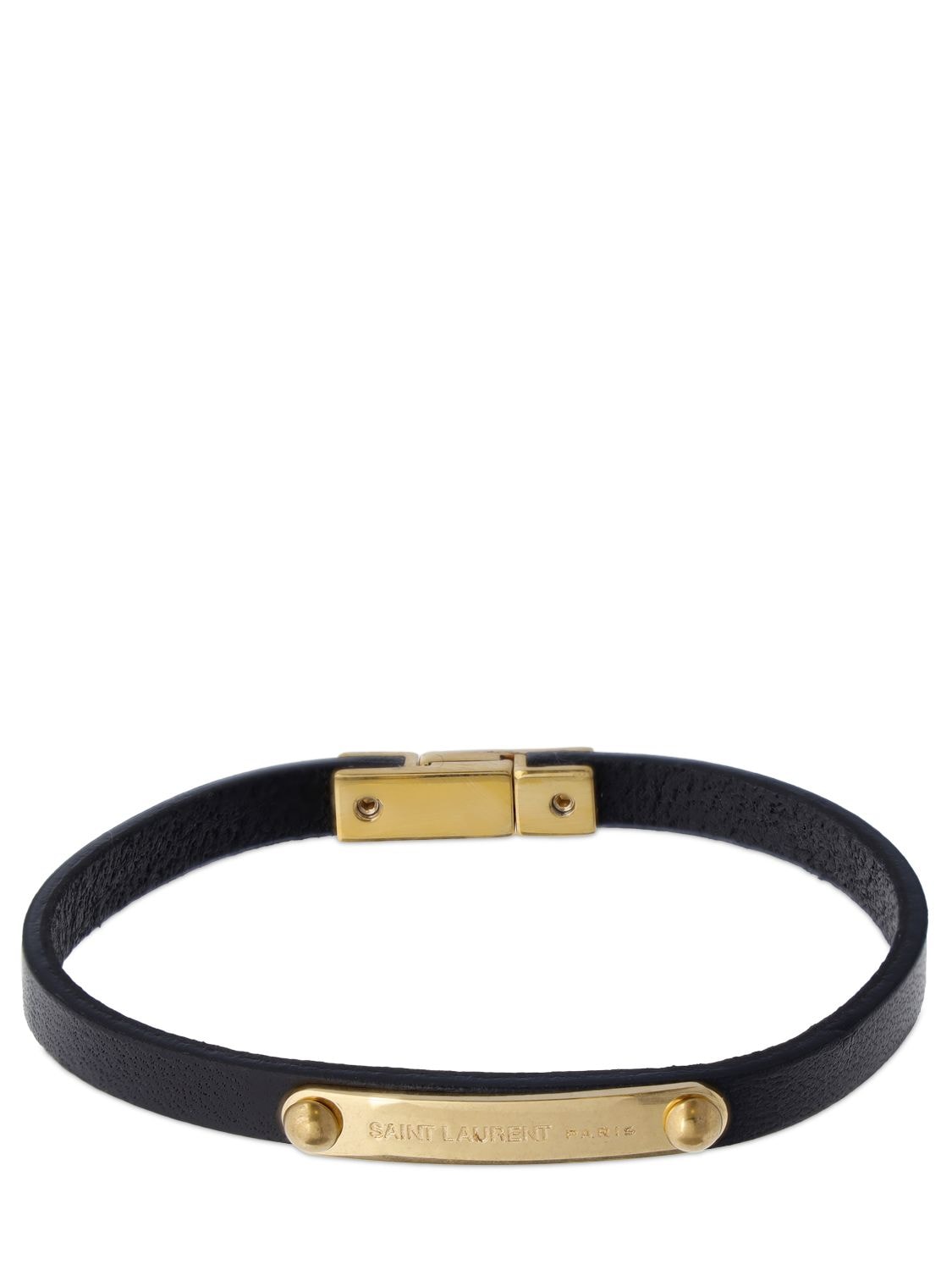 Bracciale Ysl In Pelle