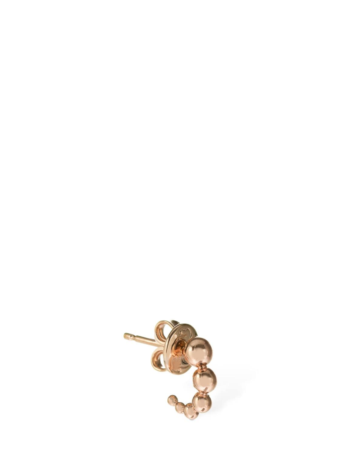 Orecchino Singolo Bollicine In Oro Rosa 9Kt