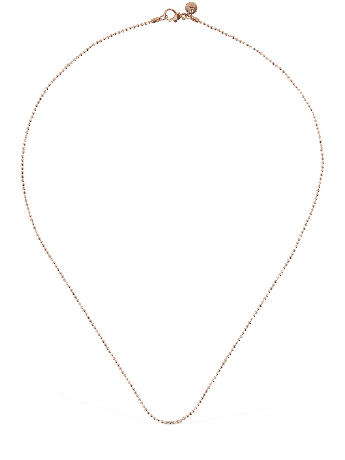 Collana A Catena “Bollicine” In Oro Rosa 9Kt