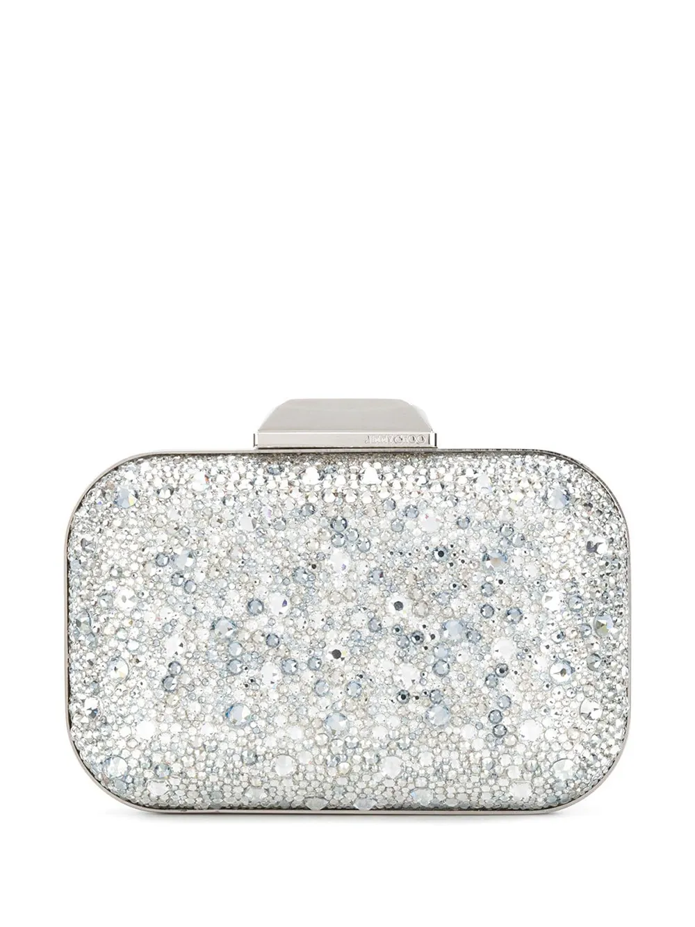 Jimmy Choo Cloud clutch bag - Effetto metallizzato