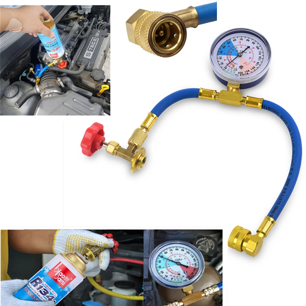 Commercio All'Ingrosso R134A Auto Aria Condizionata Refrigerante Ricarica Ricarica Gas Aria Condizionata Auto Valvole Di Carica Dropshipping