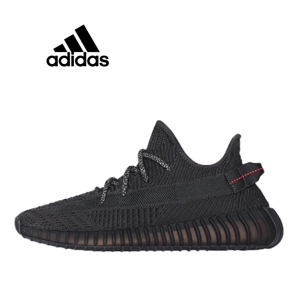 Original Adidas Yeezy Boost 350 V2 Scarpe Da Corsa Da Donna Da Uomo Classic Onyx Black Static Outdoor Sports Sneakers