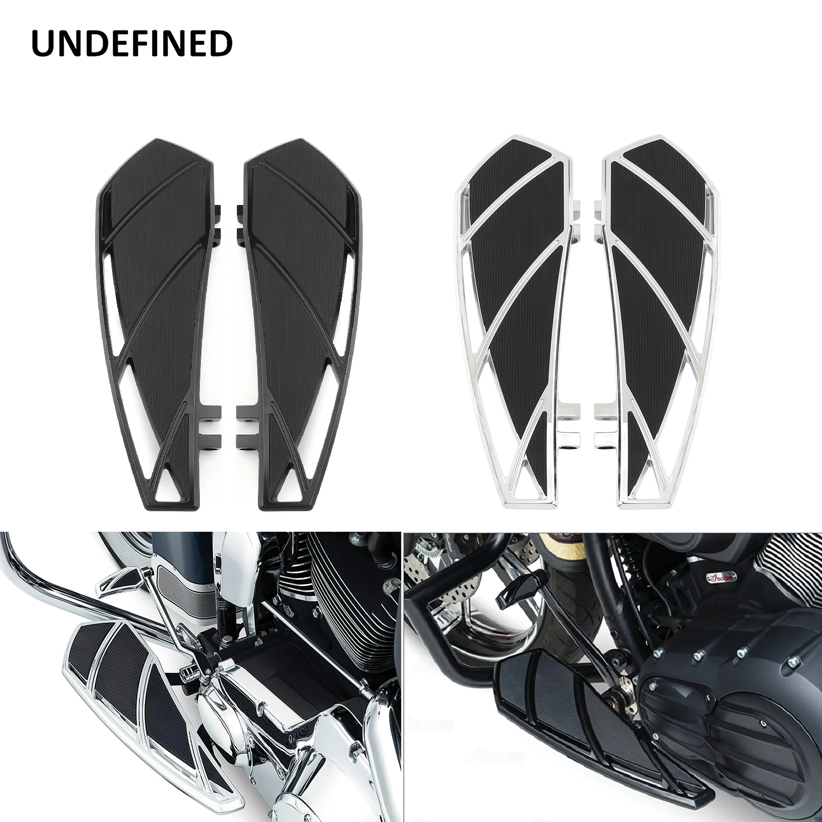 Phantom Floorboards Driver Floor Boards Poggiapiedi Anteriore Per Harley Touring Road King Electra Street Glide 1986-2023