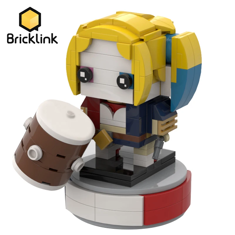 Murklink Super Hero Movie Figures Suicide Team Harley Brickheadz Building Block Toys For Children Girl Gift