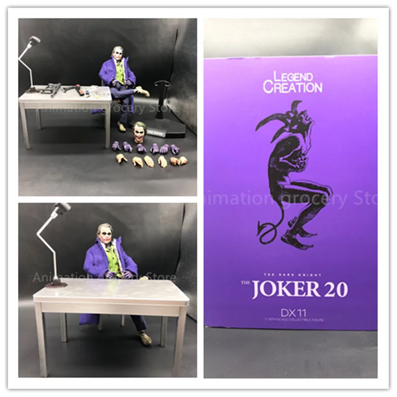 30Cm New Style Variant Real Clothes Ver. Joker The Dark Knight Joker Action Figure In Pvc Giocattolo Da Collezione