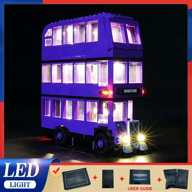 Kit Luci A Led Per Lego 75957 The Knight Bus Building Blocks Modello (Solo Luce A Led, Senza Blocchi Di Costruzione)