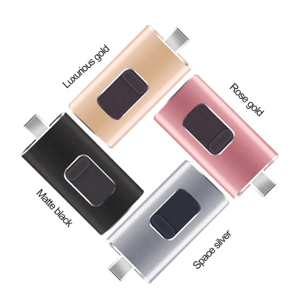 4 In 1 Flash Drive Usb 3.0 64Gb Pendrive 256Gb Usb Tipo C Flash Drive Smartphone Micro Usb Otg Memory Stick Per Iphone Ios Phone