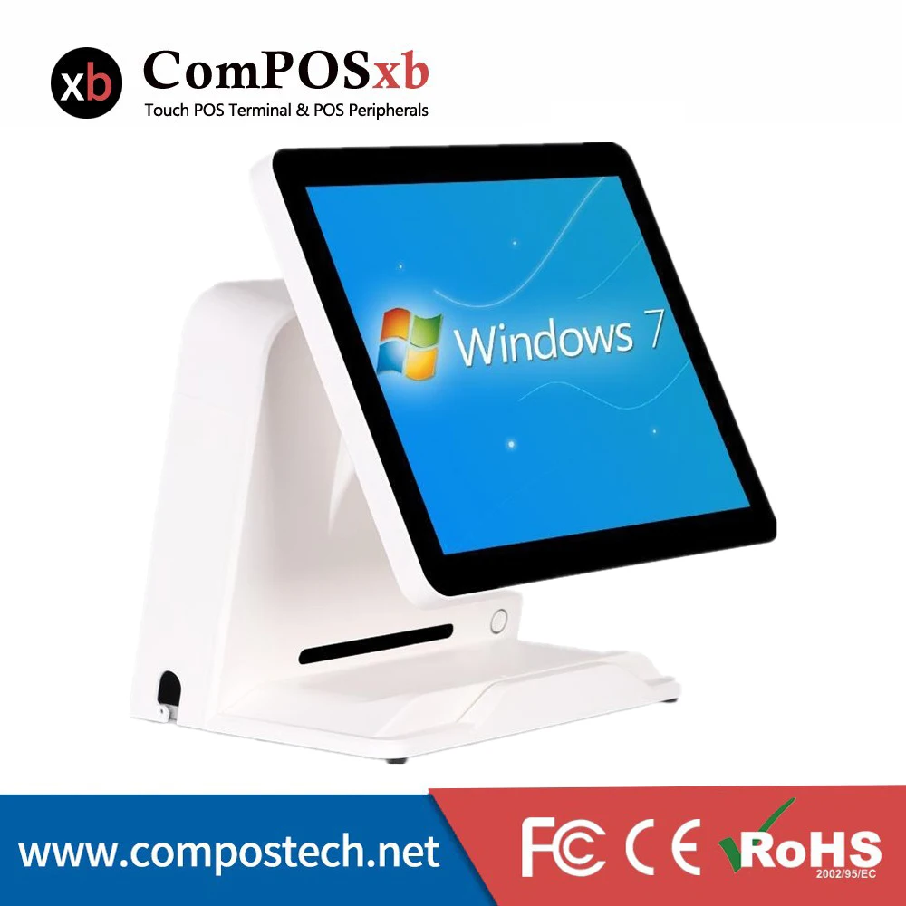Prezzo Più Basso Registratore Di Cassa 15 Pos Pc Tutto In Uno Per Negozio Al Dettaglio Sistema Pos Bianco Nero