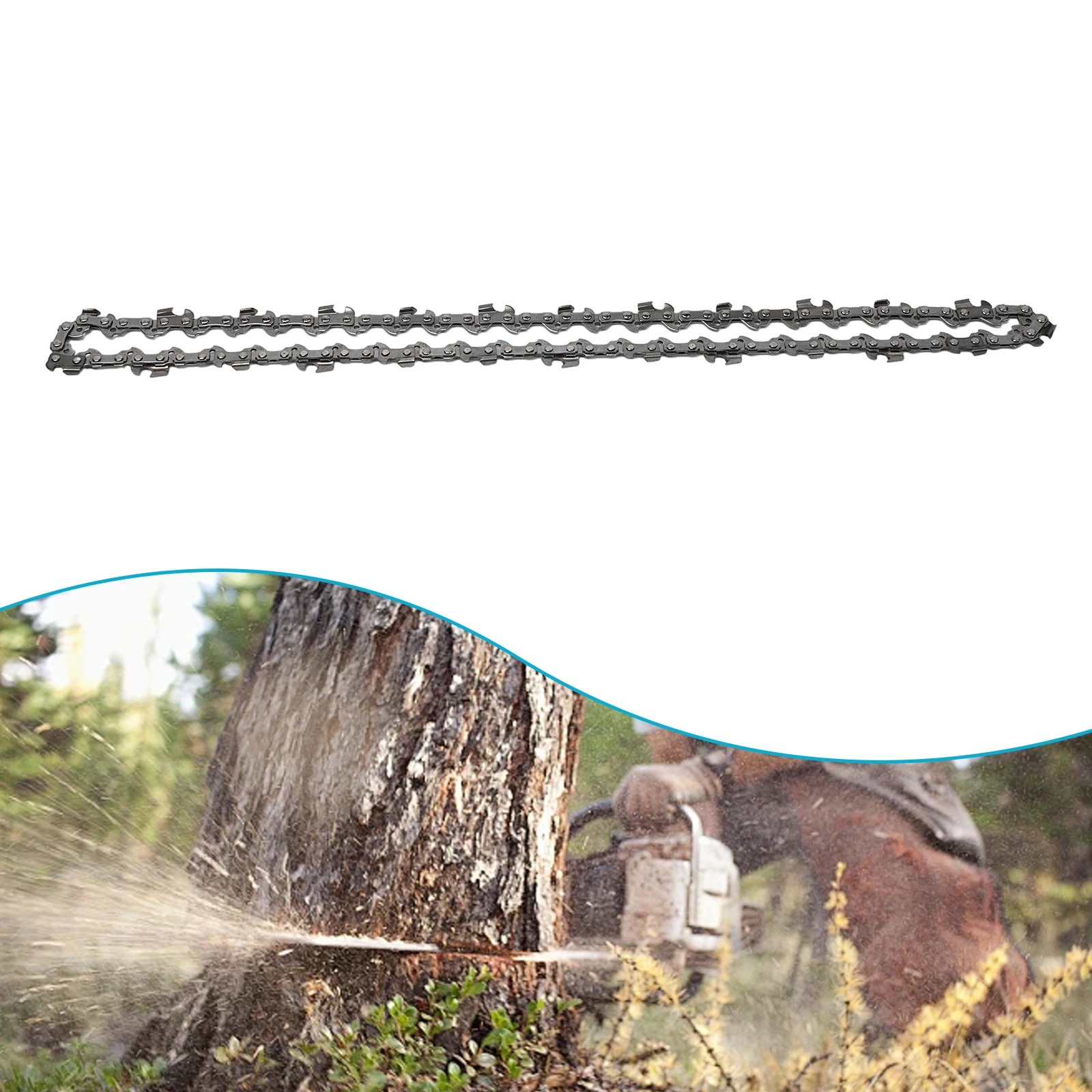 Trimmer Saw Chain Per Stihl Garden Home Ms170 Ms181 14 Pollici Ms190 1 Pz 3/8Lp Metallo 50Dl Parti Accs Sostituzione
