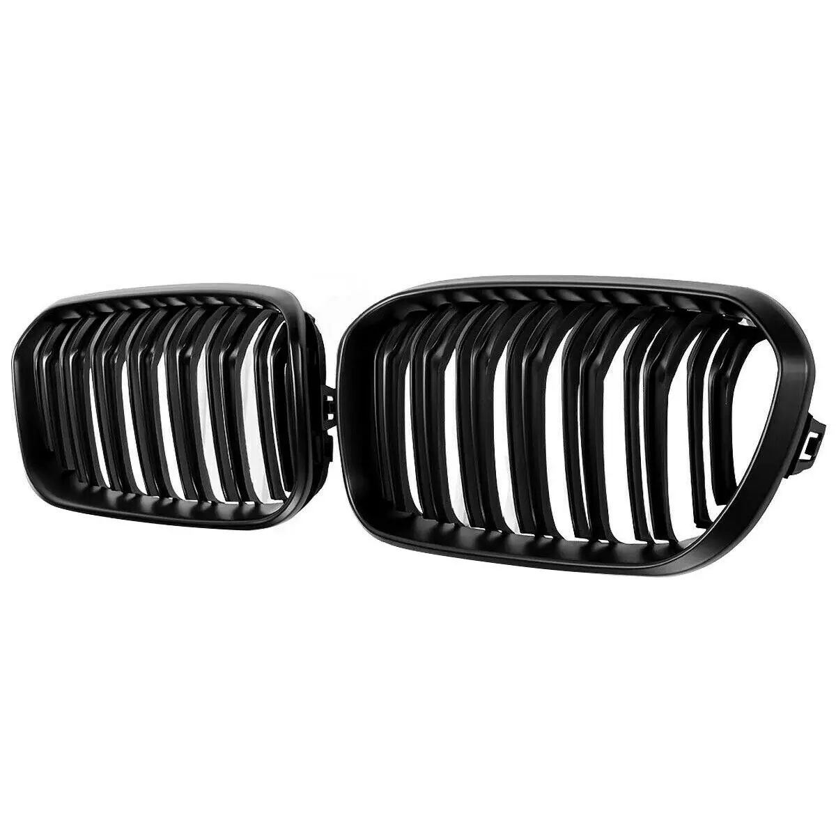 Per Bmw Serie 1 Smc F20 F21 2015 Rene Anteriore Doppia Stecca Griglia Nera Lucida M Performance M140I/M2 Look