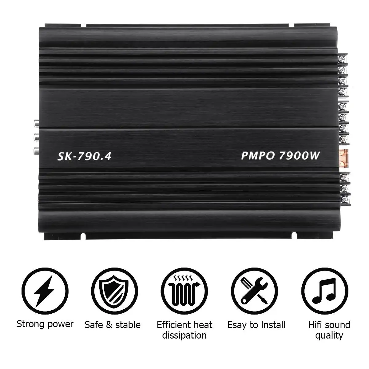 7900W Car Home Audio Amplificatore Di Potenza 4 Canali 12V Amplificatore Digitale Per Auto Amplificatore Audio Per Auto Per Auto Amplificatore Subwoof