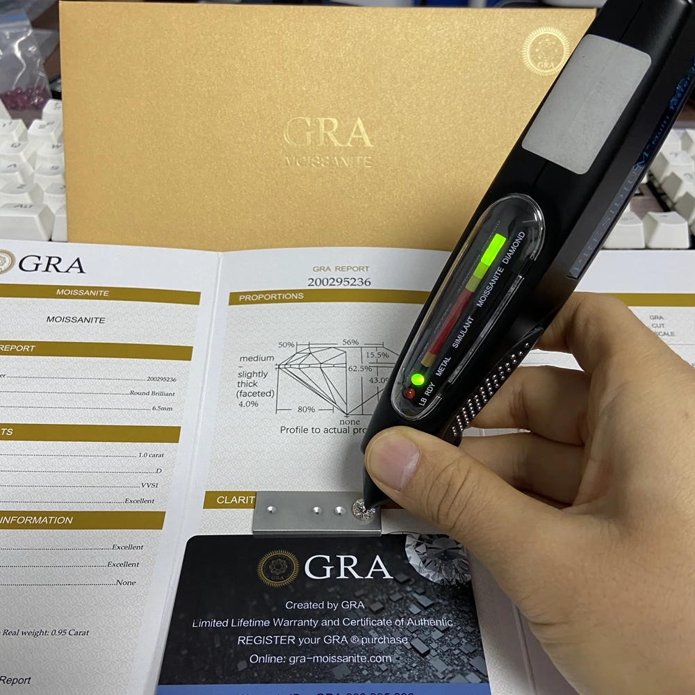 Hq Gems Fake Cvd Diamond Moissanite Presidium Test Diamond Tester 3