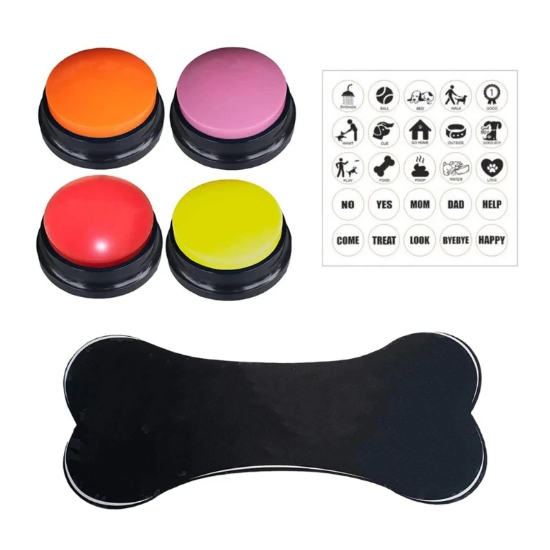 Pet Sound Box Registrabile Pulsante Conversazione Voice Recorder Per Pet Communication Dropship