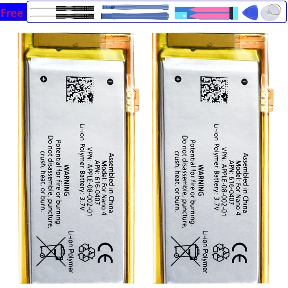 Batteria Per Ipod Nano 1 2 3 4 6 7 4Th 5Th 6Th 7Th 1St 2Nd Generation 2Gen 3Rd 3 Gen 3Gen Batteria + Track Code