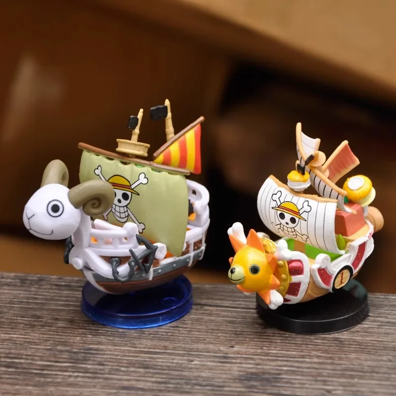 One Pieces Pirates Boat Going Merry/ Thousand Sunny Grand Pirate Ship Action Figure Cartoon Figure Modello Da Collezione Toy