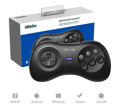 8Bitdo M30 Bluetooth Gamepad Per Sega Genesis Mega Drive Style Per Per Nintendo Interruttore Macos Android Vapore Xiaomi Giochi Per Cellulari