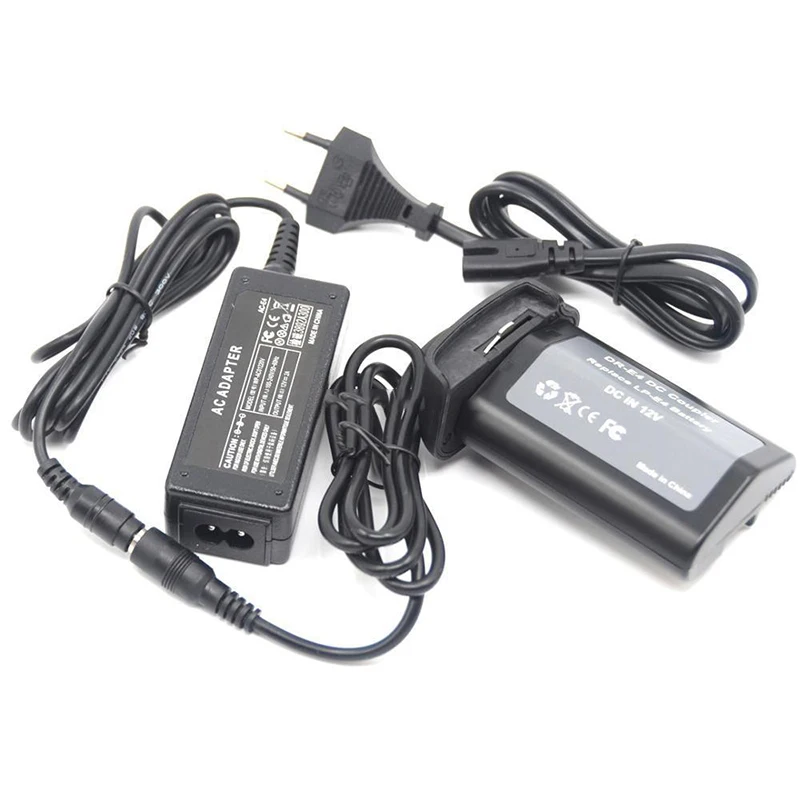 Camera Batteria Dummy Dr E4 Dc Accoppiatore Lp-E4 Per Ack-E4 Adattatore Di Alimentazione Ca + Dr-E4 Dc Canon Eos C X Mark Iv Iii 1Ds