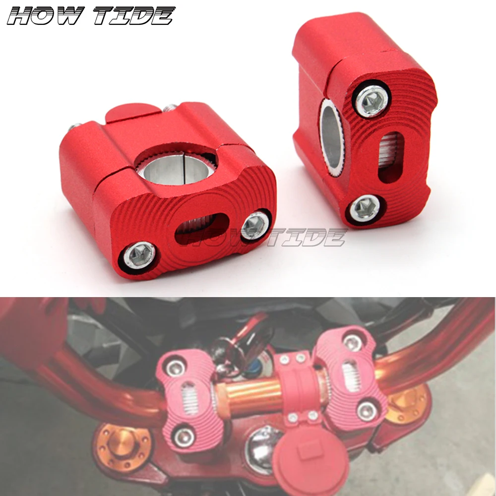 2X7 8 "(22Mm) 1-1 8 Pollici (28Mm) Cnc Moto Manubrio Morsetto Riser Per Honda Cbr600Rr F1 F2 F3 F4 F4I F5 Yamaha R1 R3 R6