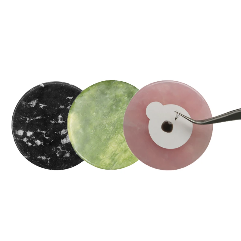 1 Pc Colla Adesiva Pallet Crystal Jade Stone Holder Innesto Strumento Ciglia Ciglia Trucco Extension Ciglia